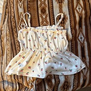 Cherry Guaze tank top